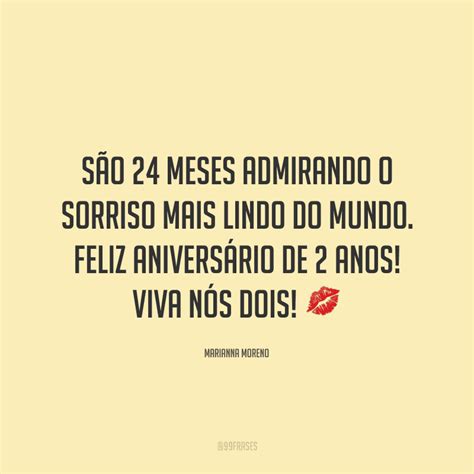 40 Frases de 2 anos de Namoro para celebrar o amor
