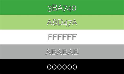 Official Pride Colors Exact Color Codes For Pride Flags