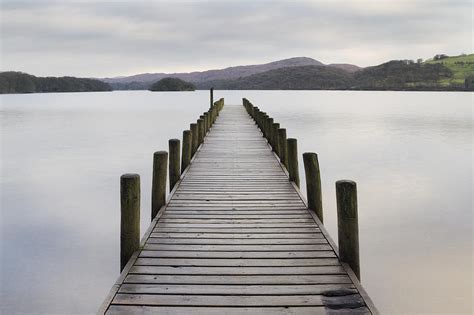 Wooden Jetty In The Lake District Photograph By Chris Smith Fine Art