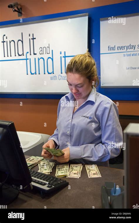 Usa Bank Teller Hi Res Stock Photography And Images Alamy