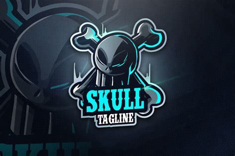 Skull Team Mascot And Esport Logo ~ Logo Templates ~ Creative Market