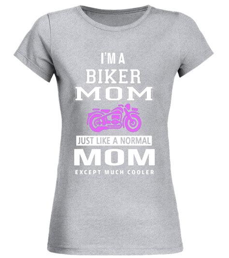 Biker Mom T Shirt For Motorcycle And Chopper Rider Mother T Shirt