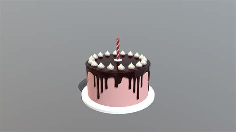 Birthday Cake Download Free 3d Model By Sakthivel G Velsakthi562