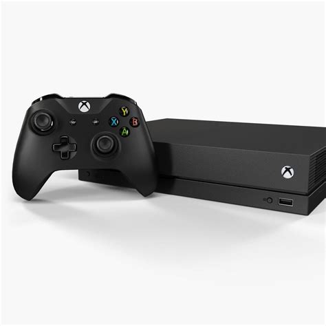 microsoft xbox one x 1tb console with wireless controller black certified refurbished