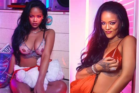Rihanna Oozes Sex Appeal In New Daring Lingerie Campaign Shoot For