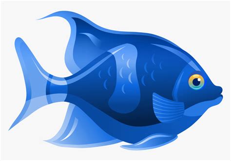 Blue Fish Png Clip Art Clip Art Fish Transparent Png Kindpng