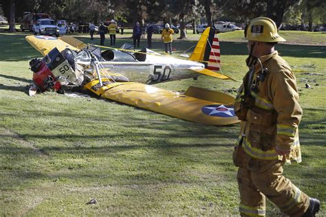 Actor Harrison Ford Injured In California Plane Crash