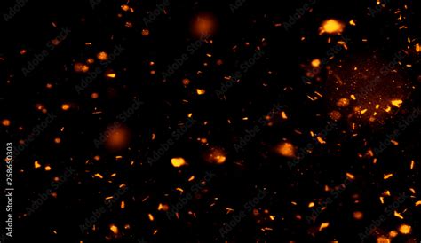 Gold Abstract Bokeh Background Real Dust Particles With Real Lens