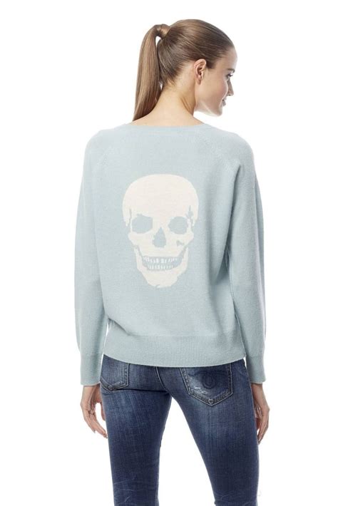 360 Sweater Amber Skull Intarsia Cashmere Sweater At Sue Parkinson