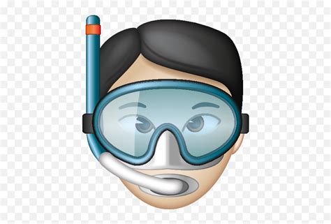 Diving Emoji Diving Maskskydiving Emoji Free Transparent Emoji