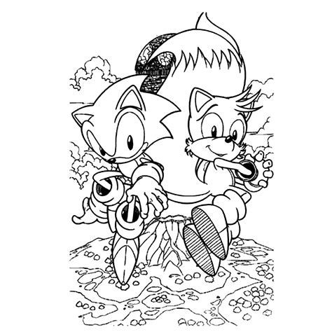 Desenhos Do Sonic Para Imprimir
