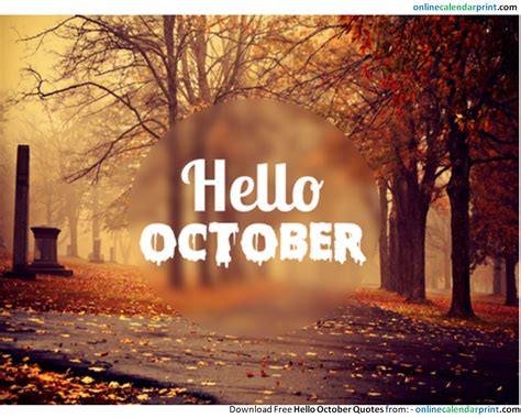 Images For October Month | Hello october images, October pictures, Hello october