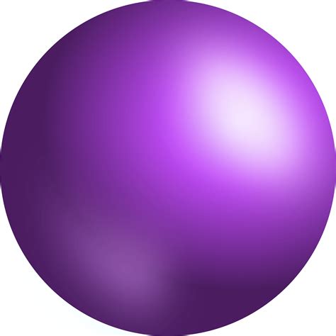 Clipart - 3D Sphere in variable colors png image