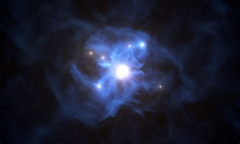 Ciencia Seis Galaxias Atrapadas En La Telaraña De Un Agujero Negro