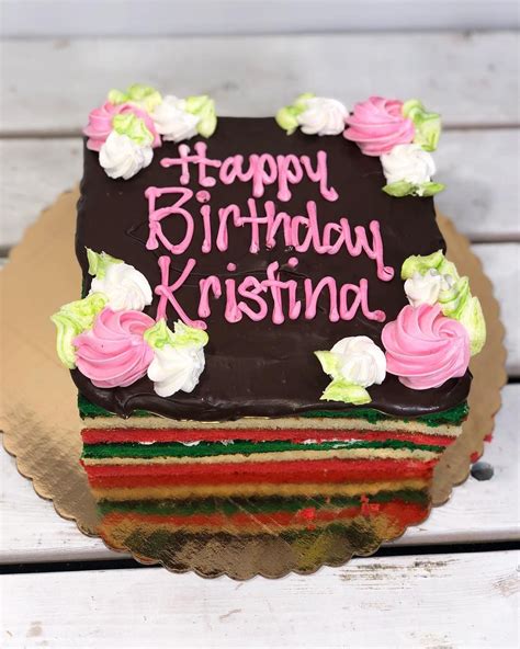 Happy Birthday Kristina Birthday Wishes Birthday Cake Happy Birthday