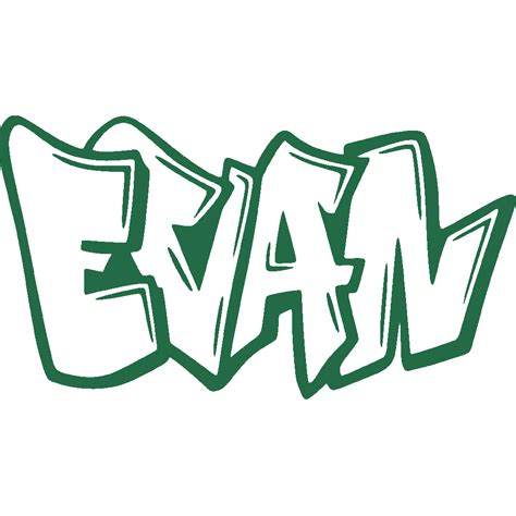 Evan Name Logo Logodix