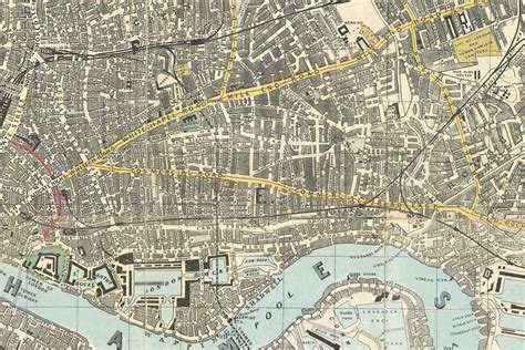 Old London Krays Haunts Are Dotted Across East End Old Maps Of