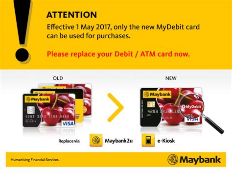 Anda pengguna debit card seperti maybank visa debit atau cimb debit mastercard? 5月起 Maybank旧Debit Card 无法用来购物付款 | LC 小傢伙綜合網