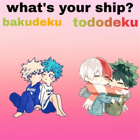 Tododeku Bakudeku My Hero Academia Ship