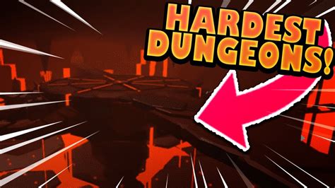 The Hardest Dungeons To Play In Roblox Dungeon Quest Youtube