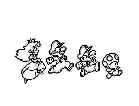Dibujos De Super Mario Bros 153630 Videojuegos Para Colorear