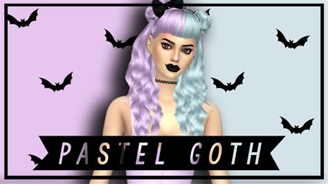 The Sims 4 Pastel Goth Cas Youtube