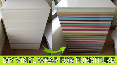 Diy Vinyl Wrap For Furniture With Our Printed Films Youtube