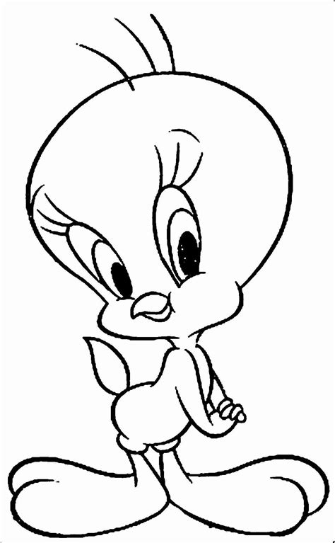 Tweety Bird Coloring Pages Scenery Mountains