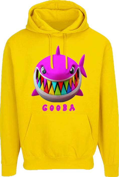 6ix9ine Yellow Shark Print Gooba Hoodie Inc Style