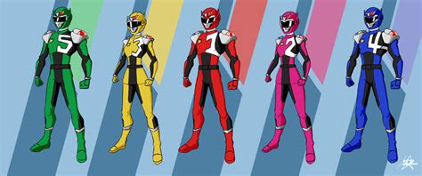 Oc Power Rangers Power Rangers Justice Squad By Aitransbot On Deviantart