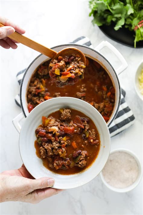 Comforting Stove Top Chili Live Simply