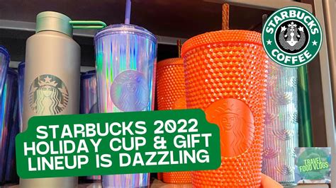 Starbucks 2022 Holiday Cup And T Lineup Is Dazzling Youtube
