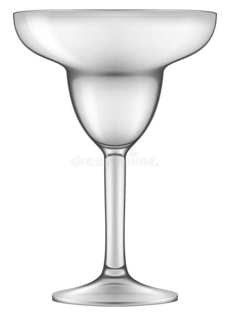 Empty Margarita Glass Vector Illustration Stock Vector Illustration Of Elegant Empty 198397973