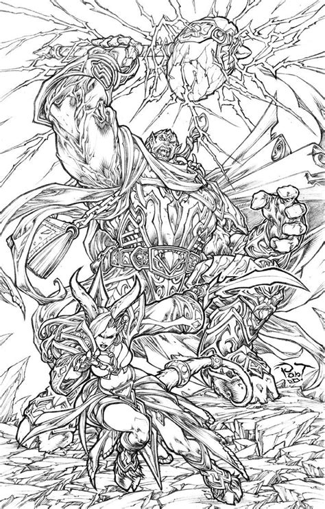 Paladin coloring pages sketch coloring page via sketchite.com. World of Warcraft: Draenei by pant on DeviantArt ...