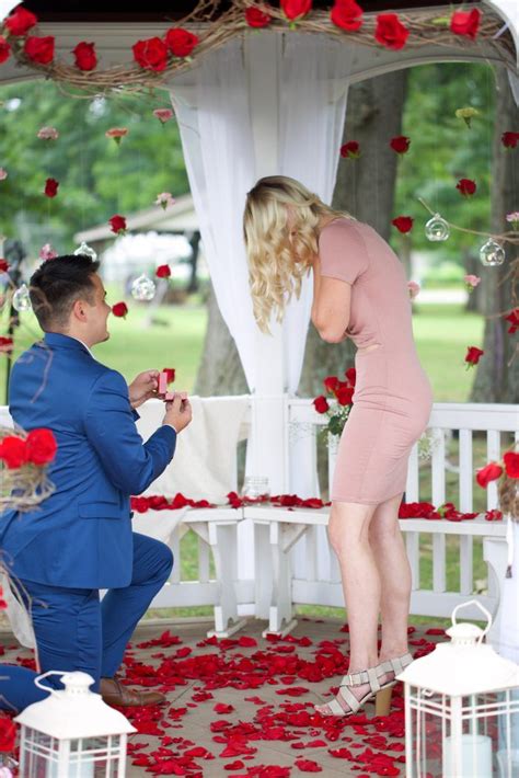 Kaitlyn And Derrick Dels Proposal On The Knots Romantic Proposal Wedding
