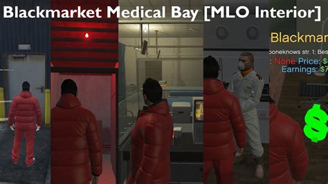 Gta V Fivem Blackmarket Medical Bay Mlo Interior Youtube