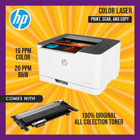 Hp Color Laser 150nw Print Wireless Fpo As Fast As 13 Secs