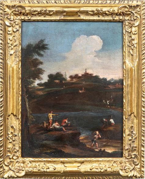 Unknown Venetian Follower Of Marco Ricci 18th Century Landscape