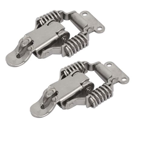 304 Stainless Steel Spring Loaded Toggle Latch Silver Tone 2pcs For Sale Online Ebay