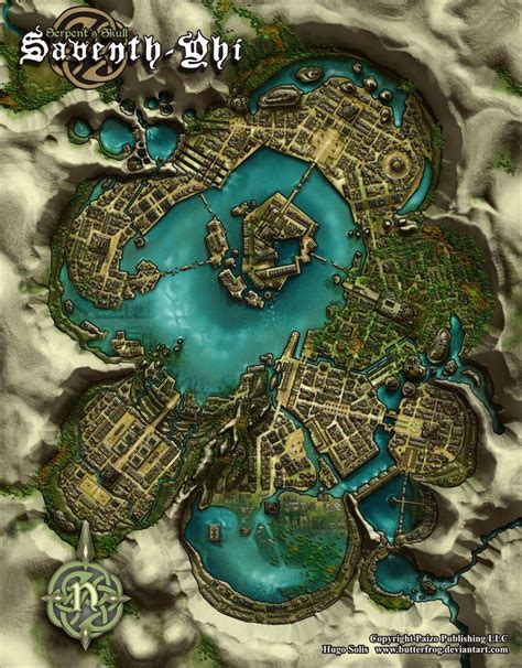 Fantasy City Map Fantasy World Map Fantasy Town Dnd Elven City
