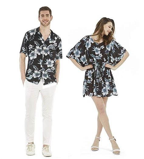 Matching Couple Dress And Shirt His And Her Matching Outfits Aloha