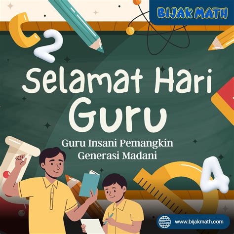 Selamat Hari Guru 16 Mei 2023 Bijak Math By Cikgu Lina