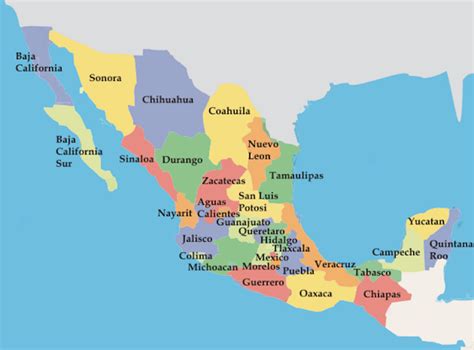 Mapa De Mexico World Map Weltkarte Peta Dunia Mapa Del Mundo