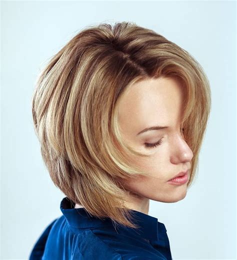 Feathered Bob Haircut Leeannemichal