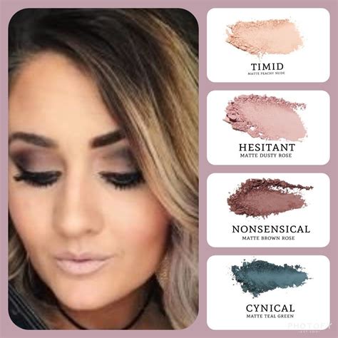 Do You Want To Recreate This Look Choose All Matte Colors Peachy Nude Timid Dusty Rose