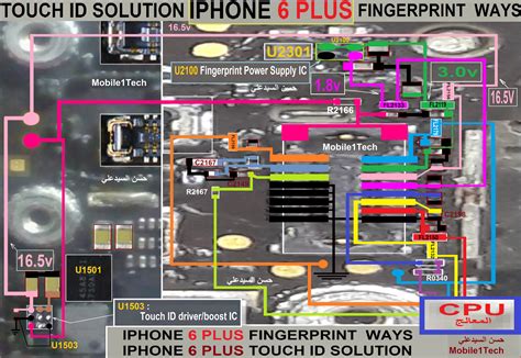 Here is the cellphone diagram of iphone 6 pcb.so i will add some more cellphone diagram in high resolution so that you can add some more iphone 6 if you find some new repairing techniques please must email me and i will post that diagram with your reference in this way we all make it. IPHONE 6 PLUS FINGERPRINT WAYS& SOLUTION