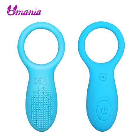 Buy Waterproof 10 Vibration Modes Penis Vibrator Ring Rechargeable Sex Toy