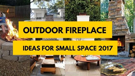 50 Awesome Outdoor Fireplace Ideas For Small Space 2017