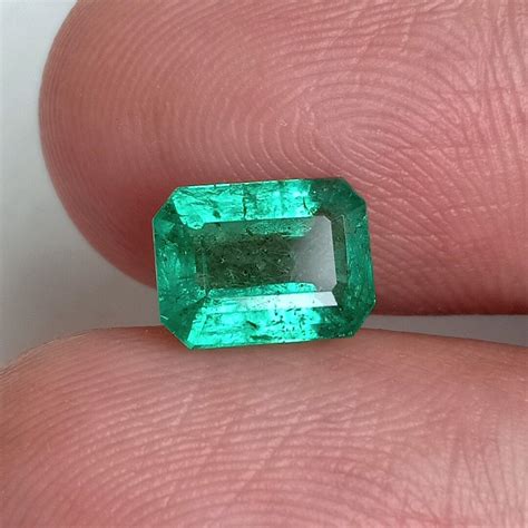 Rare Emerald Brilliant Cut Amazing Mind Blowing Emerald Faceted