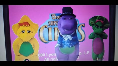 Barneys Super Singing Circus Live 2000 Youtube